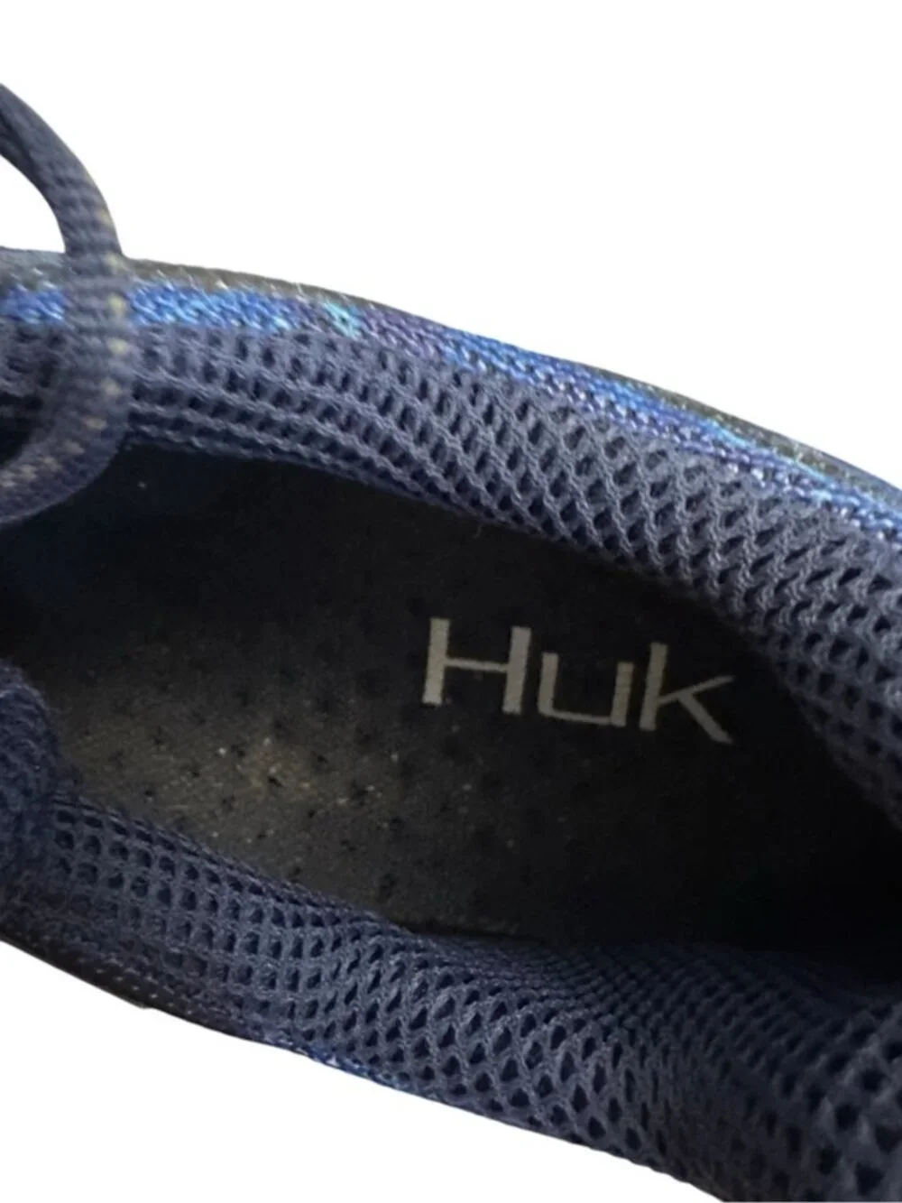 HUK Attack Subphantis Gulf Stream Fishing Shoes Blue Men's 9.5 Water Sneakers